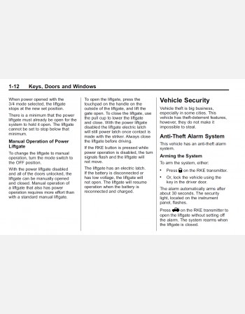 chevrolet equinox 2010 owners manual